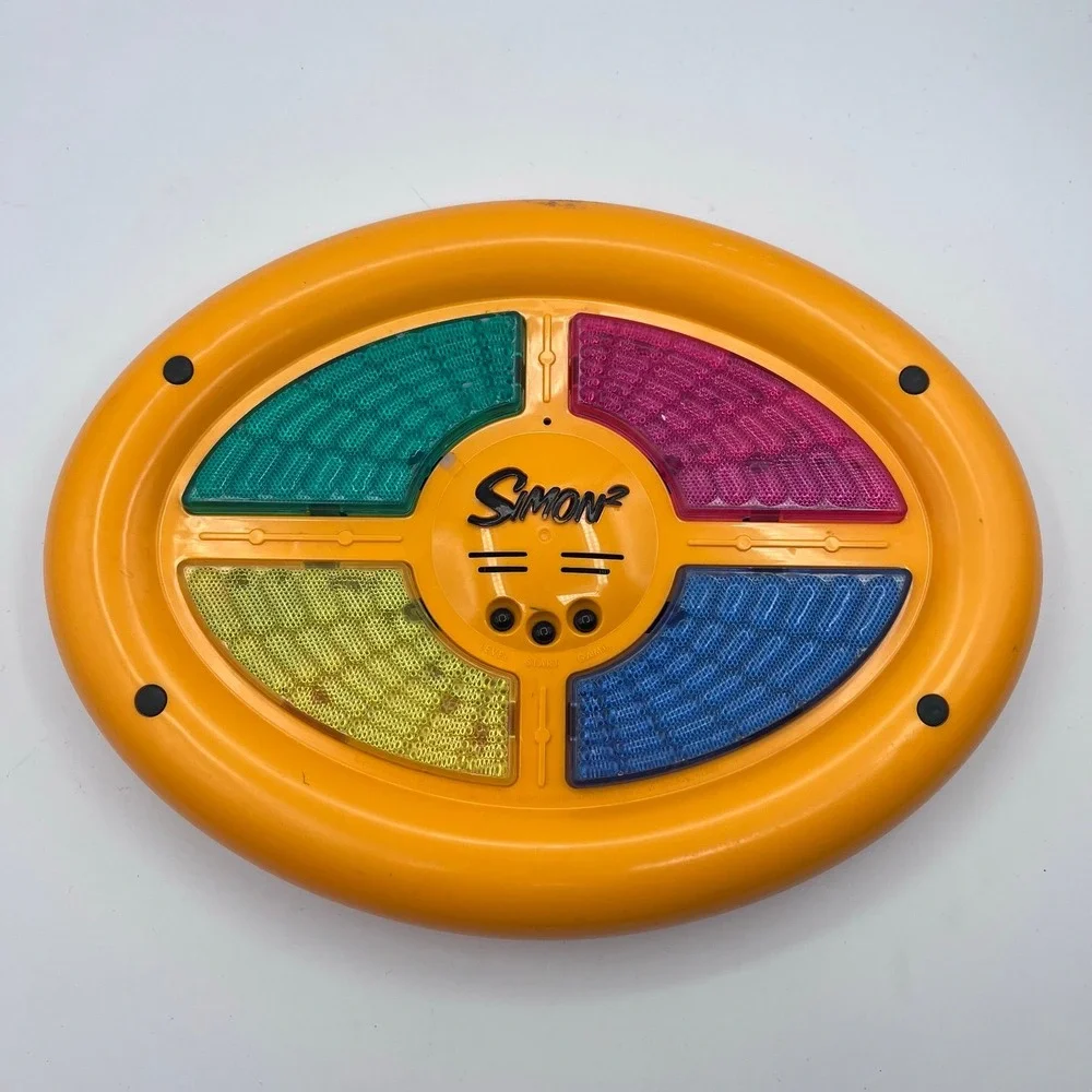 Hasbro Simon² Electronic‎ Memory Game 2000 Vintage Tested Works Classic Toy